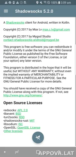 Shadowsocks скриншот 1